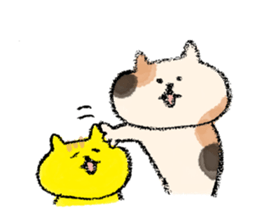 cat tegaki sticker #11030358