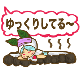 snow rabbit of a working housewife sticker #11031060