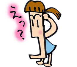 girl Sticker 01 sticker #11031362