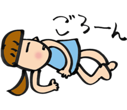 girl Sticker 01 sticker #11031365