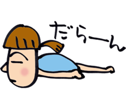 girl Sticker 01 sticker #11031367