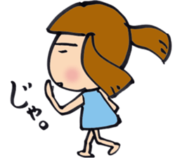 girl Sticker 01 sticker #11031371