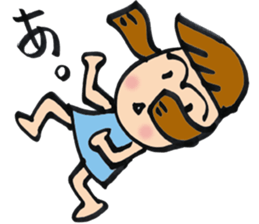 girl Sticker 01 sticker #11031374