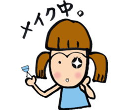 girl Sticker 01 sticker #11031379