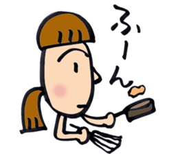 girl Sticker 01 sticker #11031383