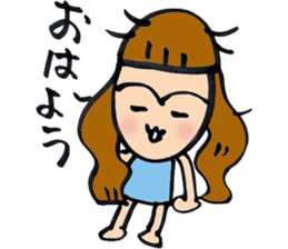 girl Sticker 01 sticker #11031385