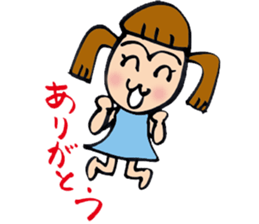 girl Sticker 01 sticker #11031389