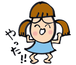 girl Sticker 01 sticker #11031391