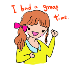 It is emotional display in English sticker #11031689