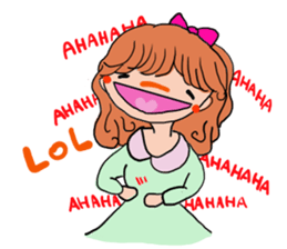 It is emotional display in English sticker #11031690