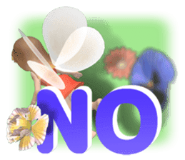 fairy is Fly out from the frame sticker #11032163