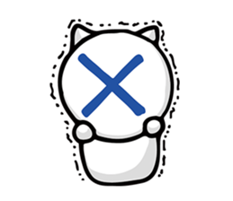 Soft and white creature part2 sticker #11032901