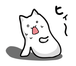 Soft and white creature part2 sticker #11032908