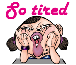 Ugly sisters 3.0 international sticker #11032921