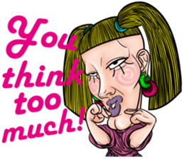 Ugly sisters 3.0 international sticker #11032924