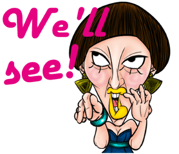 Ugly sisters 3.0 international sticker #11032925