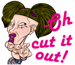 Ugly sisters 3.0 international sticker #11032942