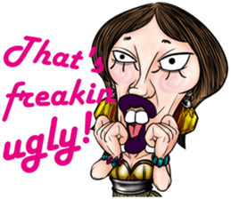 Ugly sisters 3.0 international sticker #11032947