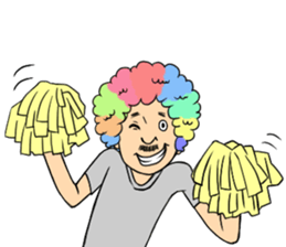 Funny Face Japanese for world sticker #11033044