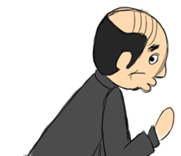 Funny Face Japanese for world sticker #11033047