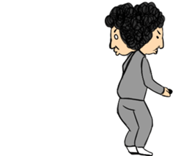 Funny Face Japanese for world sticker #11033058