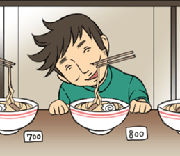 Funny Face Japanese for world sticker #11033060