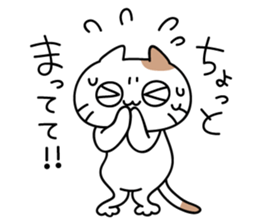 daily conversation send from cat sticker #11033649