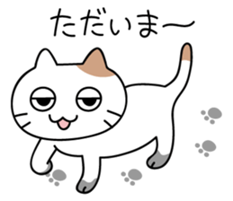 daily conversation send from cat sticker #11033668