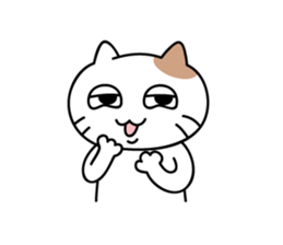 daily conversation send from cat sticker #11033672