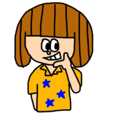 Junko and cat. sticker #11033724