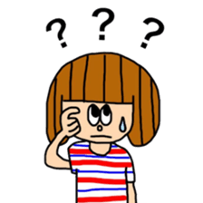 Junko and cat. sticker #11033733