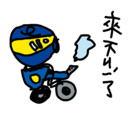 Q-eyebrows office workers sticker #11034596