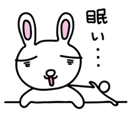 I am a rabbit somehow sticker #11035000