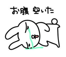 I am a rabbit somehow sticker #11035005