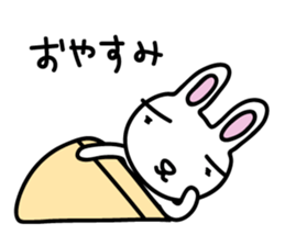 I am a rabbit somehow sticker #11035009