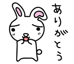 I am a rabbit somehow sticker #11035018