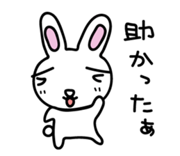 I am a rabbit somehow sticker #11035019