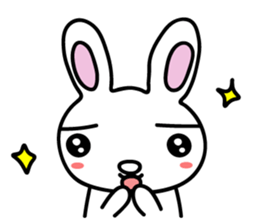 I am a rabbit somehow sticker #11035020