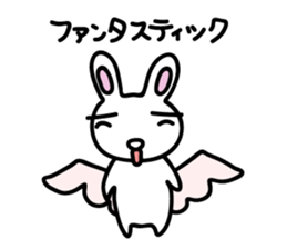 I am a rabbit somehow sticker #11035025