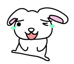 I am a rabbit somehow sticker #11035029