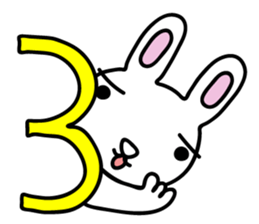 I am a rabbit somehow sticker #11035031