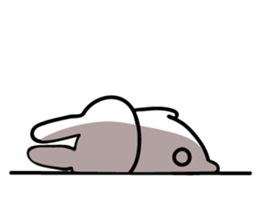 I am a rabbit somehow sticker #11035039