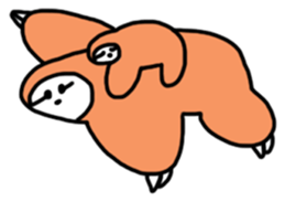 Happy Sloth BonBon sticker #11035122