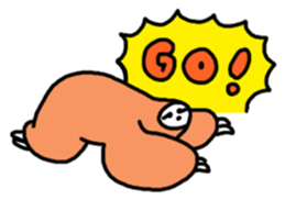 Happy Sloth BonBon sticker #11035125