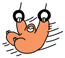 Happy Sloth BonBon sticker #11035129