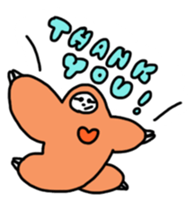 Happy Sloth BonBon sticker #11035133