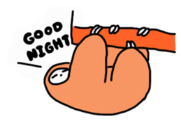 Happy Sloth BonBon sticker #11035143