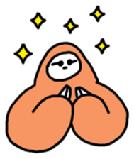 Happy Sloth BonBon sticker #11035144