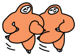 Happy Sloth BonBon sticker #11035147