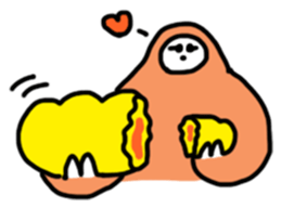 Happy Sloth BonBon sticker #11035151